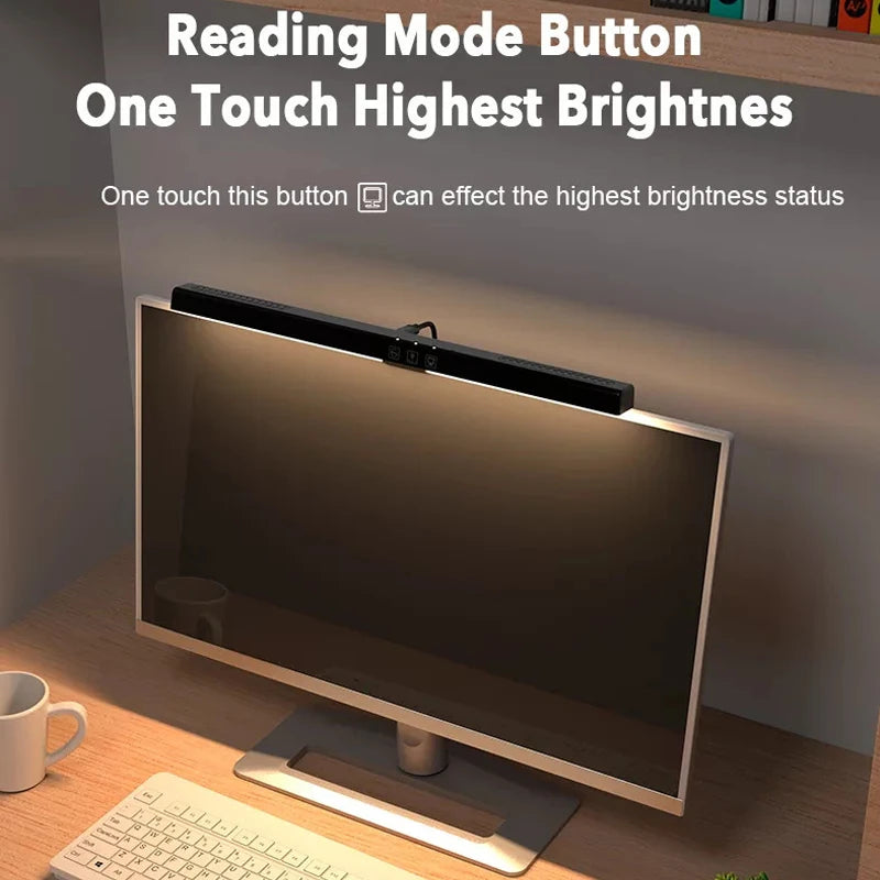 Computer Monitor Ambient Light PC RGB Background Office Desk Lamp USB Dimming Screen Hanging Lights Curved Screen Game Light Bar