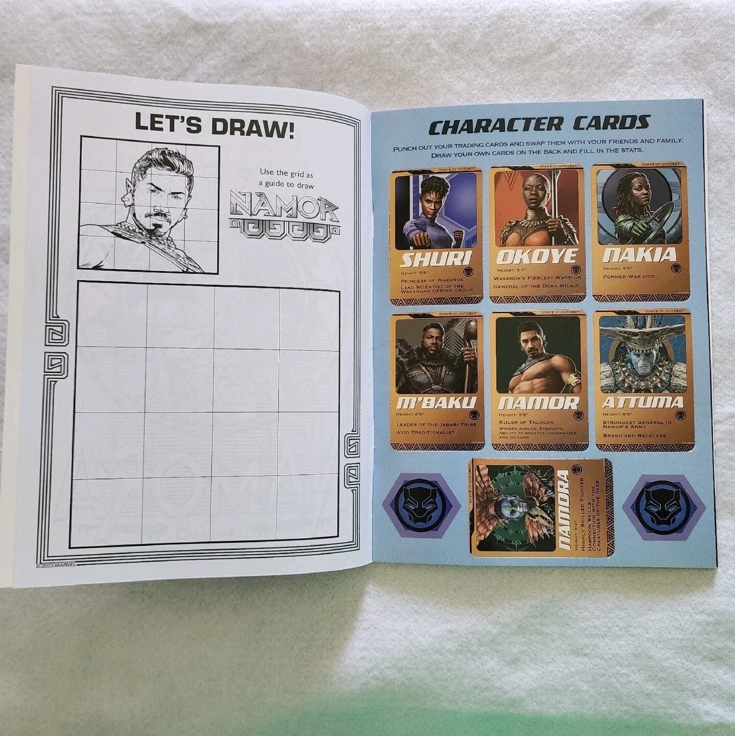 Marvel Studios Black Panther Wakanda Forever Movie Activity & Coloring book