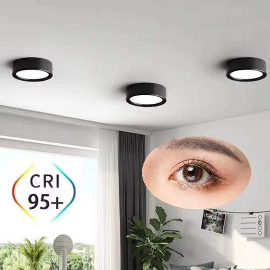 LED Ceiling Light 5W 9W 12W 15W 18W 20W Surface Mounted Downlight Ceiling Lamp for Living Room Kitchen Spotlight AC 175-265V