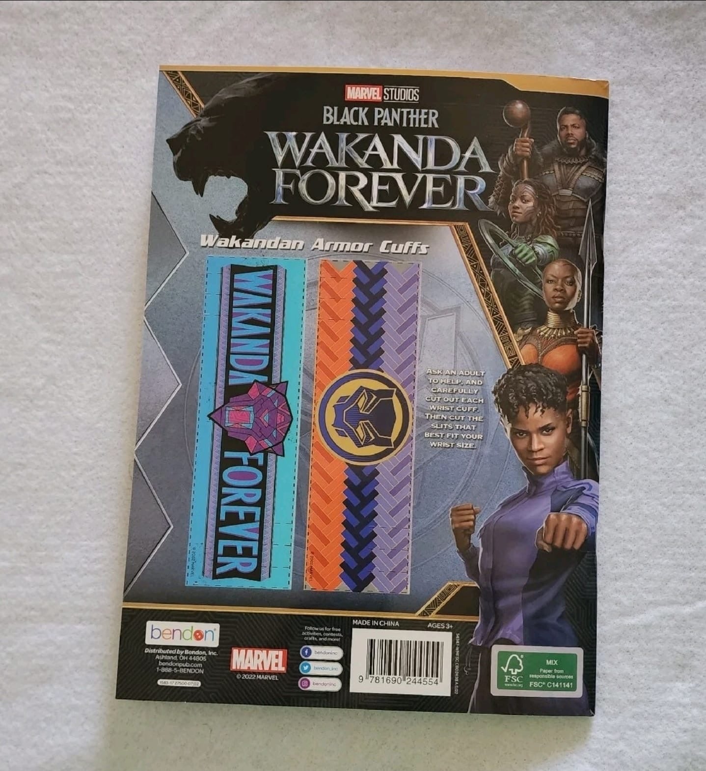 Marvel Studios Black Panther Wakanda Forever Movie Activity & Coloring book