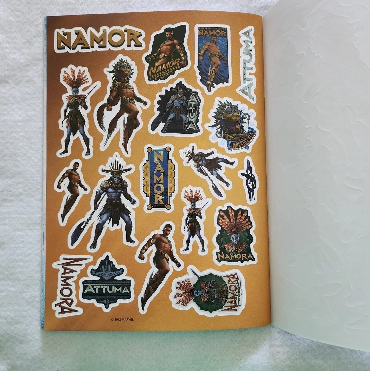 NEW Marvel Studios Black Panther Wakanda Forever Sticker Activity Book