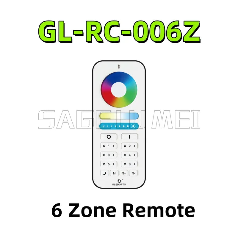 GLEDOPTO ZigBee3.0 6W 12W 3.5 Inch RGBCCT LED Downlight CRI 90+ Ceiling Recessed Light App Voice Alexa ZigBee2mqtt Conbee2 Tuya