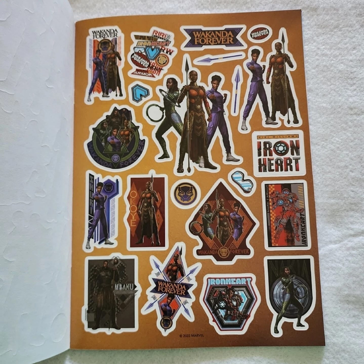 NEW Marvel Studios Black Panther Wakanda Forever Sticker Activity Book