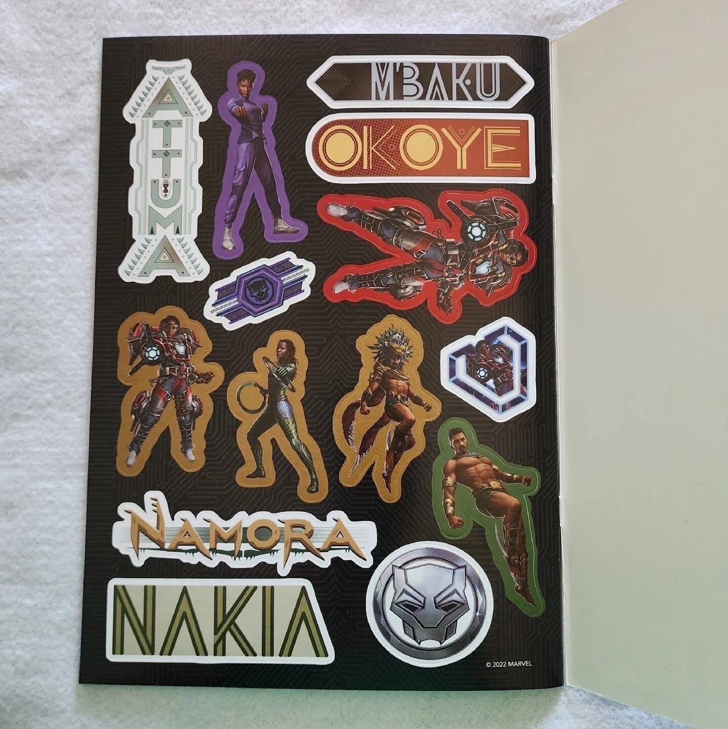 NEW Marvel Studios Black Panther Wakanda Forever Sticker Activity Book