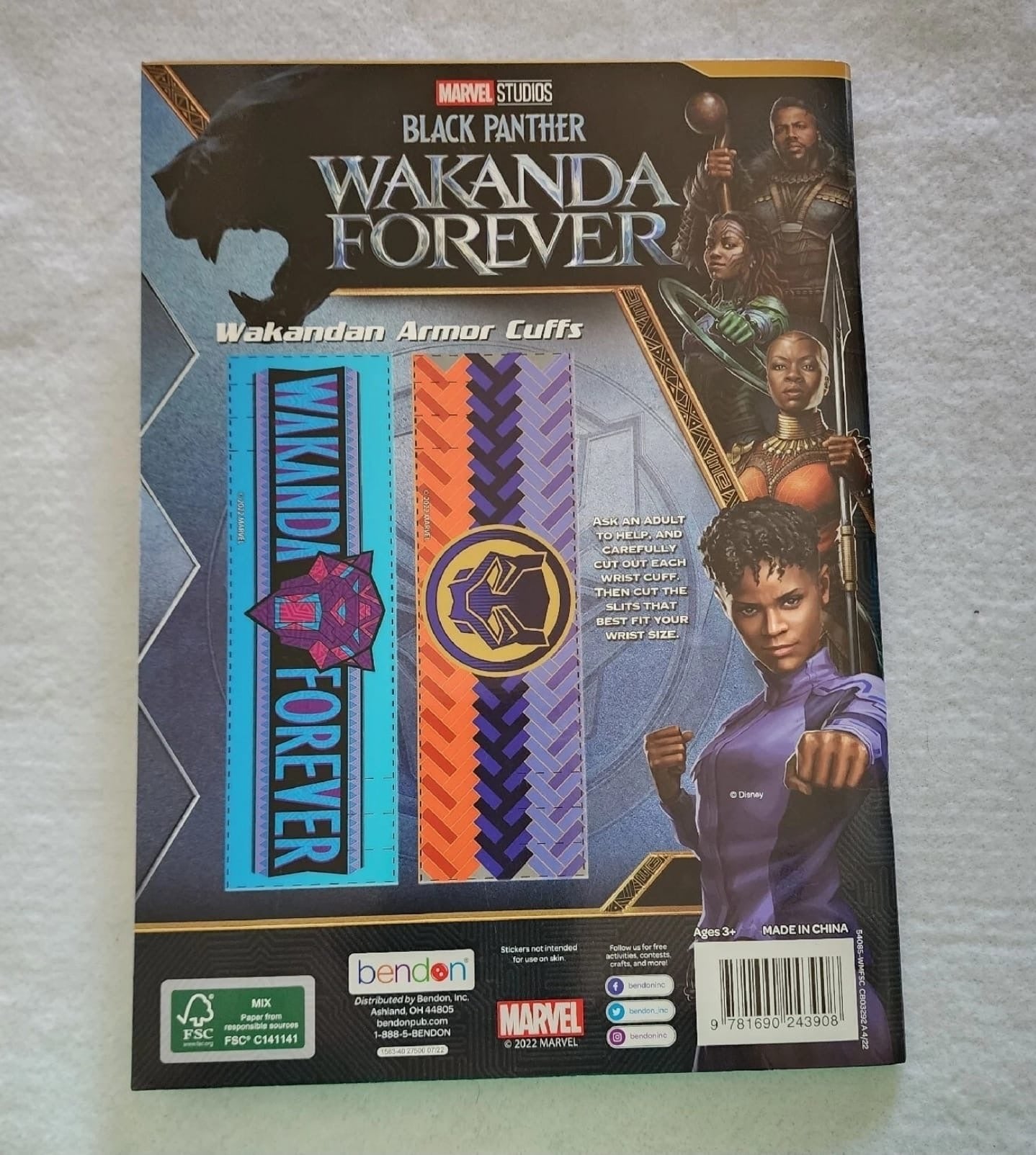 NEW Marvel Studios Black Panther Wakanda Forever Sticker Activity Book