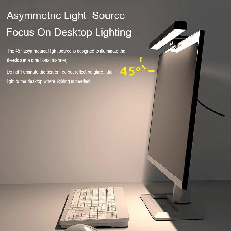 Computer Monitor Ambient Light PC RGB Background Office Desk Lamp USB Dimming Screen Hanging Lights Curved Screen Game Light Bar