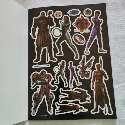 NEW Marvel Studios Black Panther Wakanda Forever Sticker Activity Book