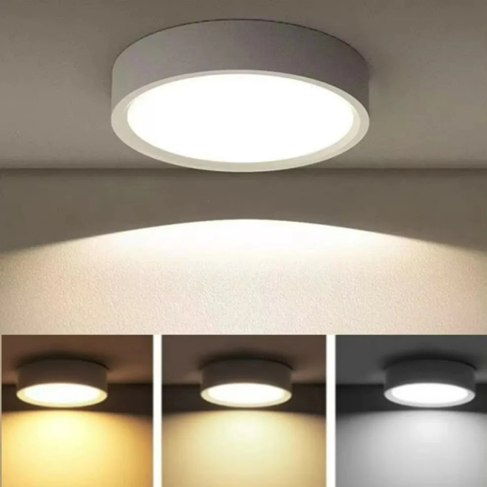 LED Ceiling Light 5W 9W 12W 15W 18W 20W Surface Mounted Downlight Ceiling Lamp for Living Room Kitchen Spotlight AC 175-265V