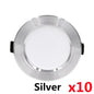 10pcs/lot Led Downlights 5W 9W 12W Ceiling Light 15W 18W Recessed Round Panel Light AC 220V Spot Light Indoor Lighting