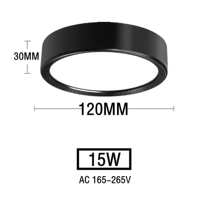 LED Ceiling Light 5W 9W 12W 15W 18W 20W Surface Mounted Downlight Ceiling Lamp for Living Room Kitchen Spotlight AC 175-265V