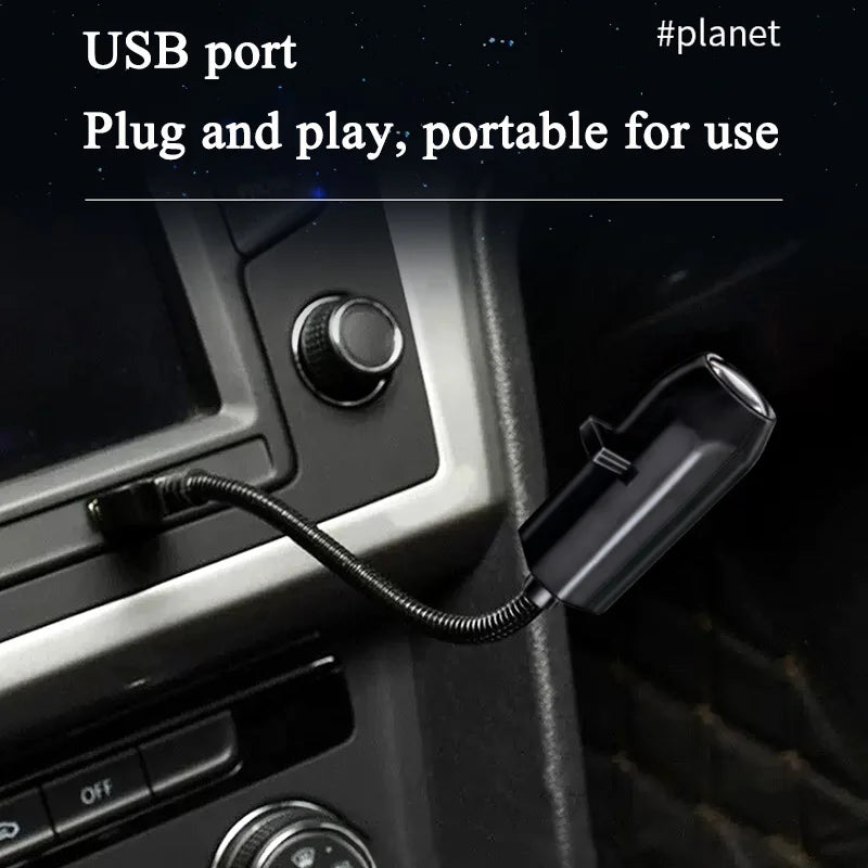 Halloween Projector USB 360 Degree Rotating LED Skull Projector Lamp Halloween Decoration for Bedroom Ceiling Room Wall Decor