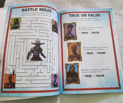 NEW Marvel Studios Black Panther Wakanda Forever Sticker Activity Book