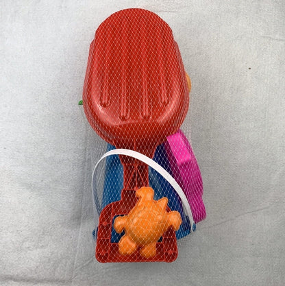 Water Sun & Fun Fish and Crab Sand Toy Set 10 Pieces Kids 2+ New