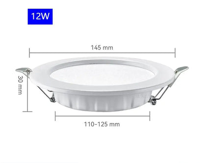 LED Downlight  AC 220V Recessed LED Ceiling Lamp Round Decoration  5W 7W 9W 12W 20W LED Spot Down Lighting 4000K/6500K