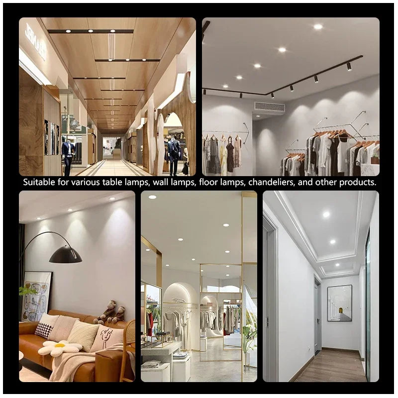 10pcs/lot Led Downlights 5W 9W 12W Ceiling Light 15W 18W Recessed Round Panel Light AC 220V Spot Light Indoor Lighting