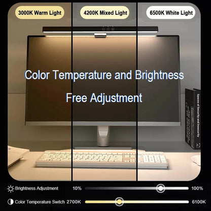 Computer Monitor Ambient Light PC RGB Background Office Desk Lamp USB Dimming Screen Hanging Lights Curved Screen Game Light Bar