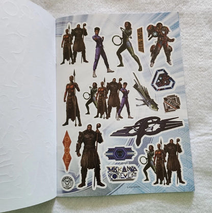 NEW Marvel Studios Black Panther Wakanda Forever Sticker Activity Book