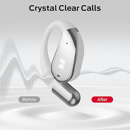 Monster Open Ear AC328 Wireless Headphones, Open Ear Headphones 32 Hours Playback, Lightweight and Comfortable Bluetooth Headphones, Bluetooth 6.0 Headphones with Stereo Sound, Design