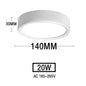LED Ceiling Light 5W 9W 12W 15W 18W 20W Surface Mounted Downlight Ceiling Lamp for Living Room Kitchen Spotlight AC 175-265V
