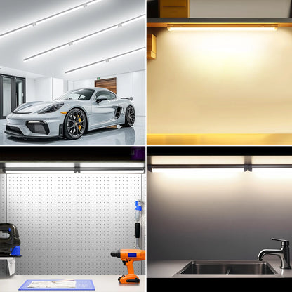 T8 50cm Series Connection LED Under Cabinet Light Bar 1-6Pcs 25W LED Light Tube Bulb for Kitchen,Wall,Garage Ceiling Decor Light
