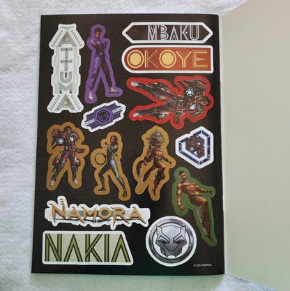 NEW Marvel Studios Black Panther Wakanda Forever Sticker Activity Book