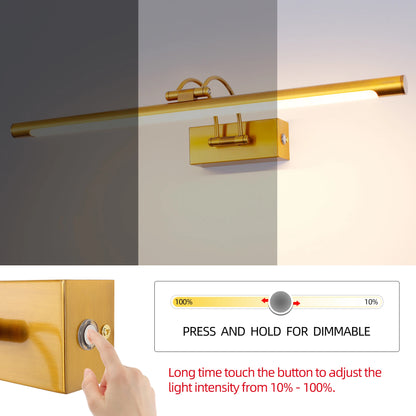 Modern LED Vanity Lights With Switch 12W Toilet Bathroom Waterproof Mirror Lamp Retro Wall Mounted Picture Lighting Fixtures