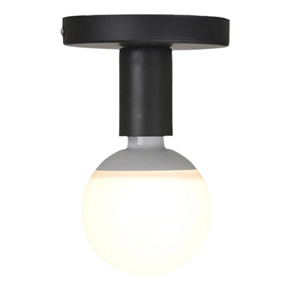 1 Set Ceiling Lamp Wall Lamp Holder Modern Nordic Retro Iron Lamp Decor For Living Room Bedroom Bathroom E27 Lamp Base