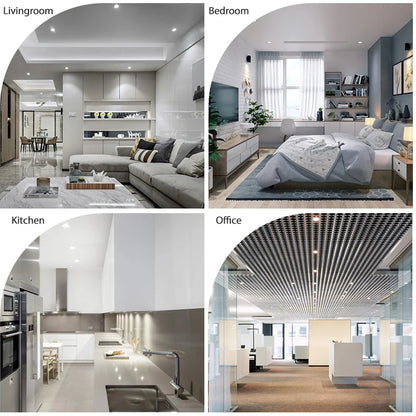 Led Downlight 220v 18W 15W 12W Ceiling Light 9W 5W Recessed Down light Round Led Panel Light Spotlight Indoor Lighting